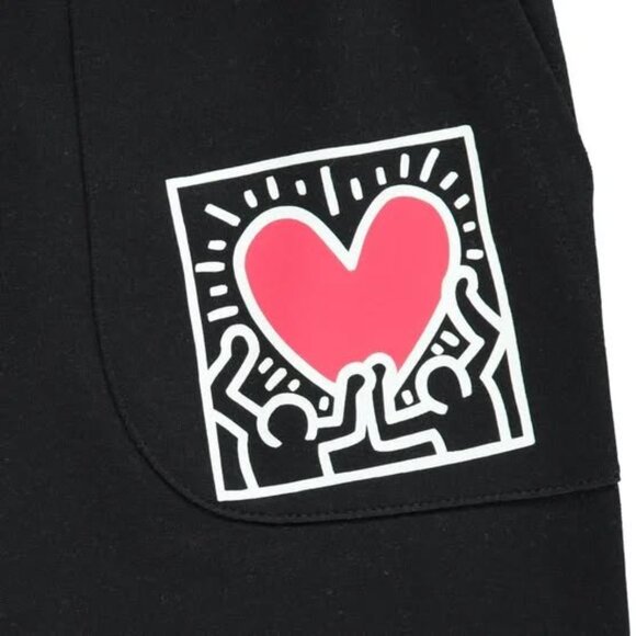 Keith Haring Women's Lounge Set Black/Small - Picture 4 of 6